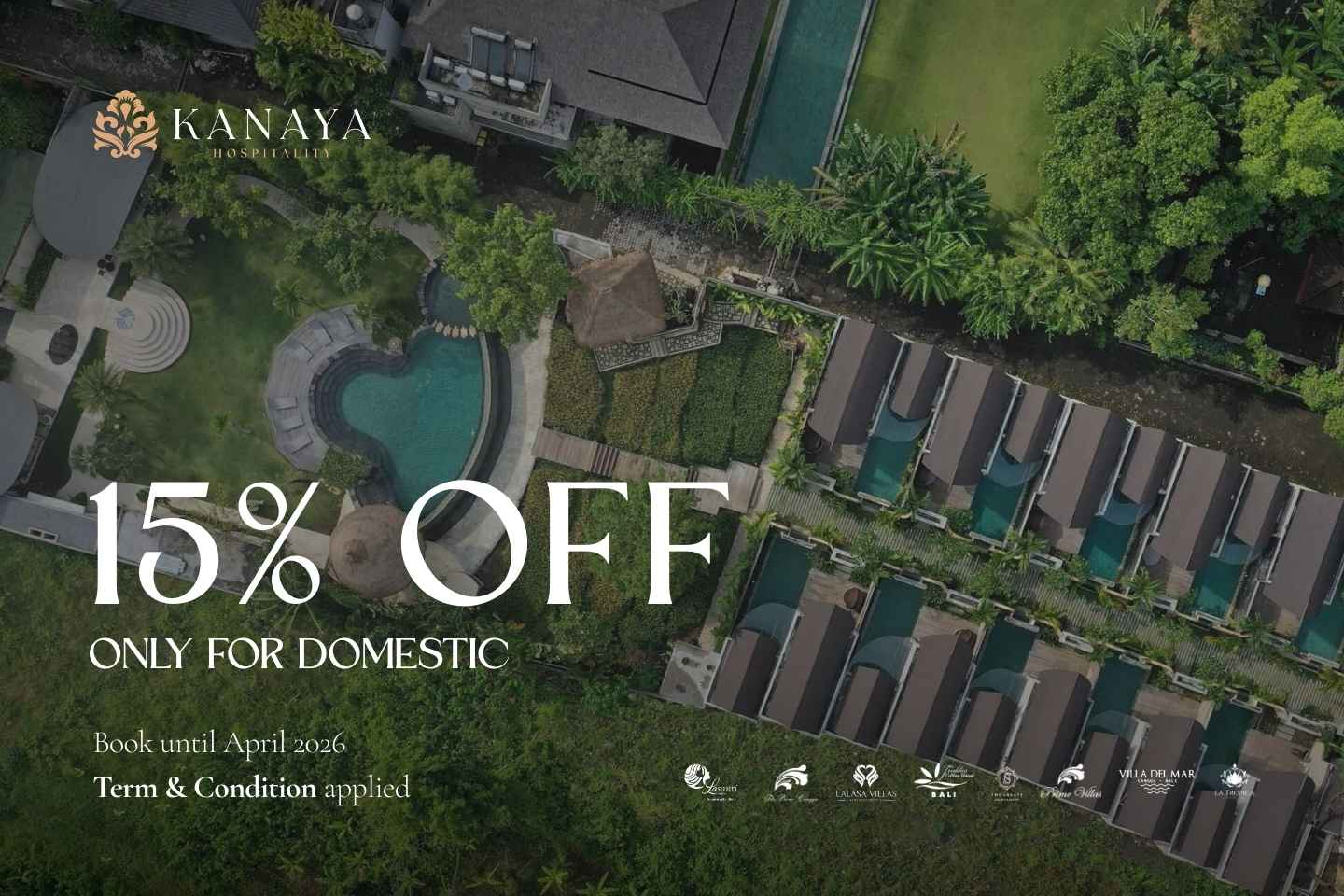 15% off domestic